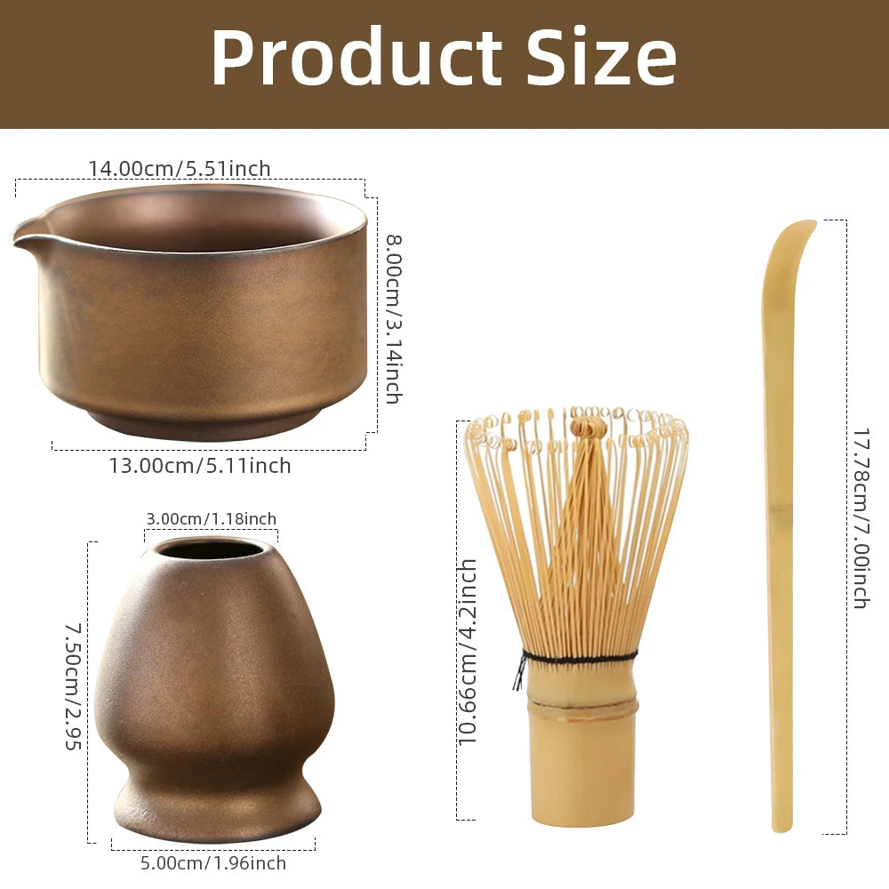 Set 4 pièces en céramique - Atelier Matcha