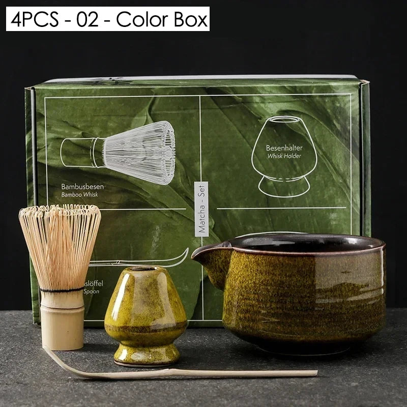 4/6/7PCS Kit matcha complet - Atelier Matcha