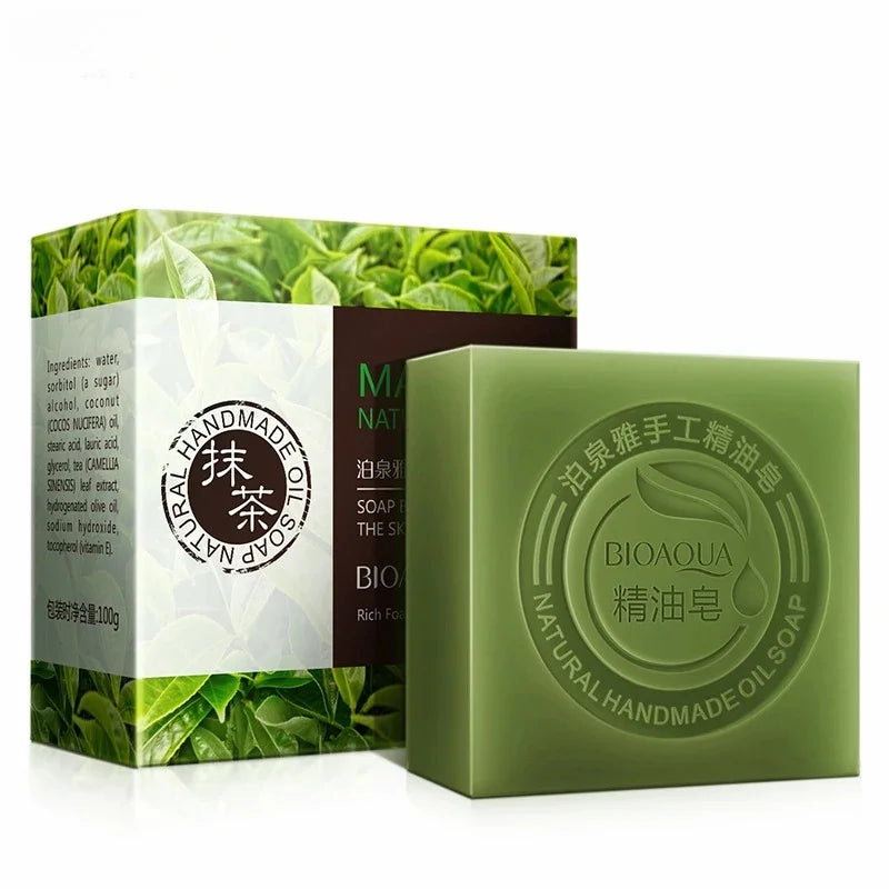 Savon organique matcha huile d'olive - Atelier Matcha