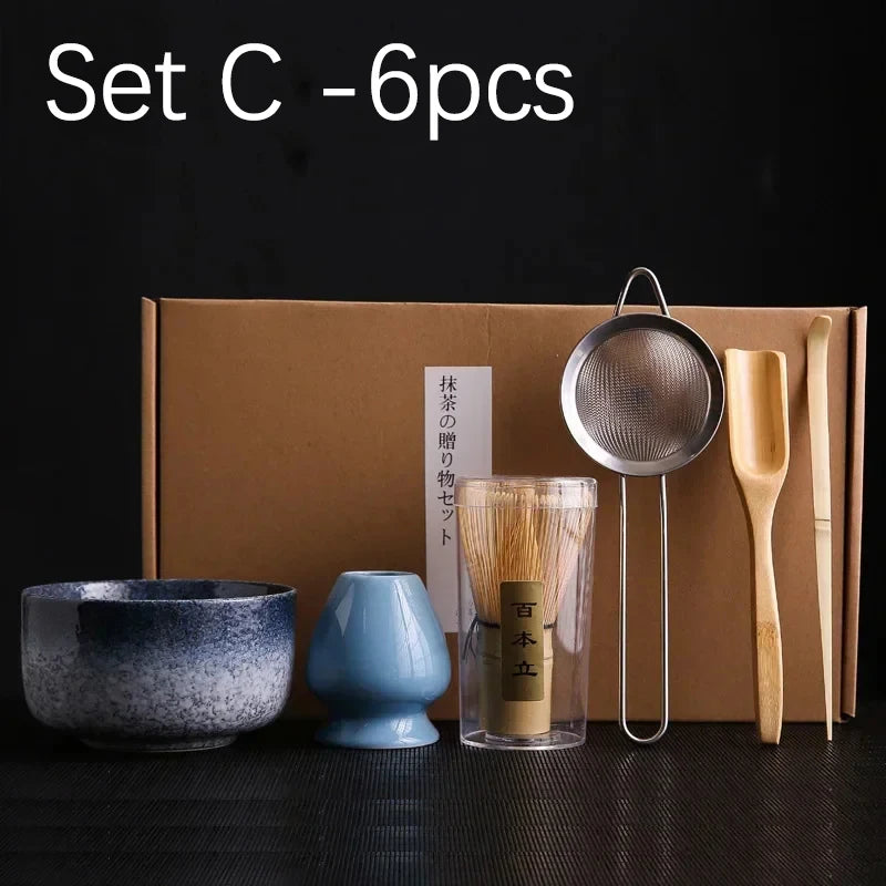 4/6/7PCS Kit matcha complet - Atelier Matcha