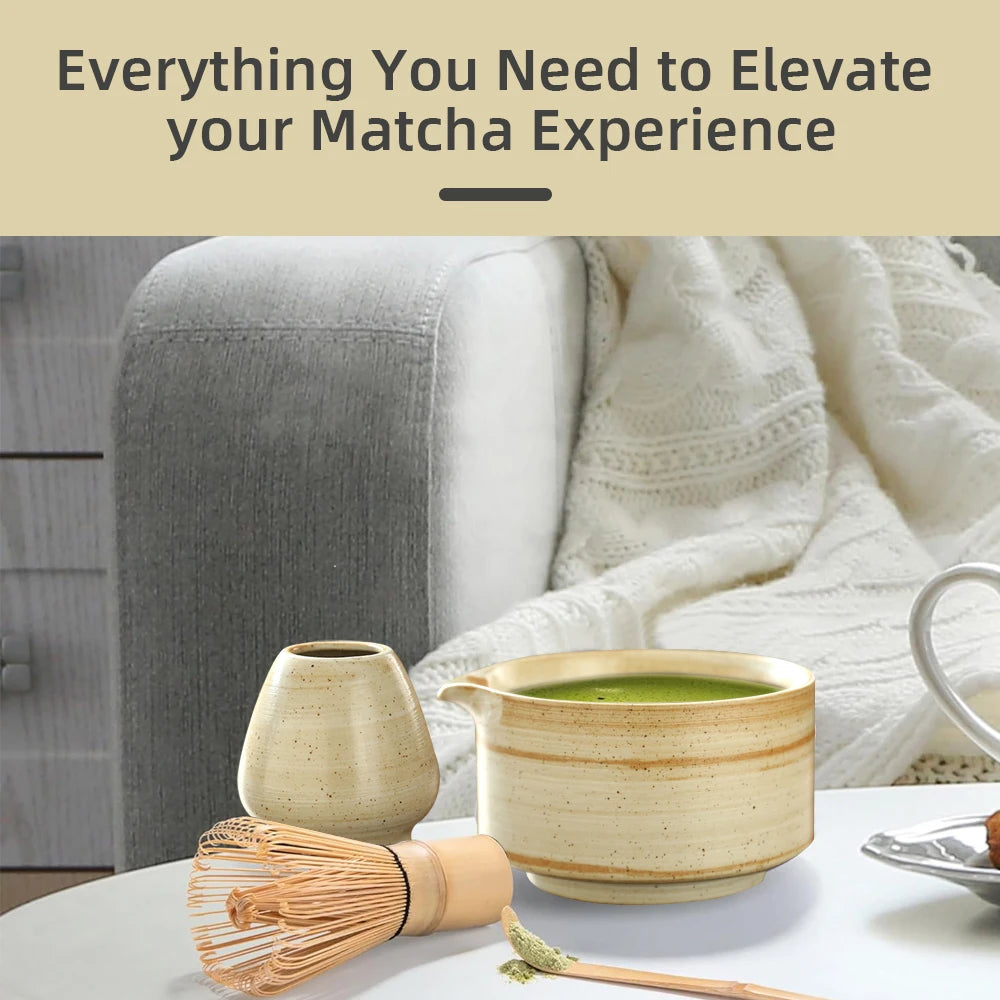 Set 4 pièces en céramique - Atelier Matcha