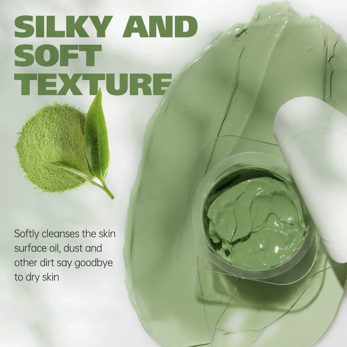 Masque peau Argile, Matcha, Aloe Vera - Atelier Matcha