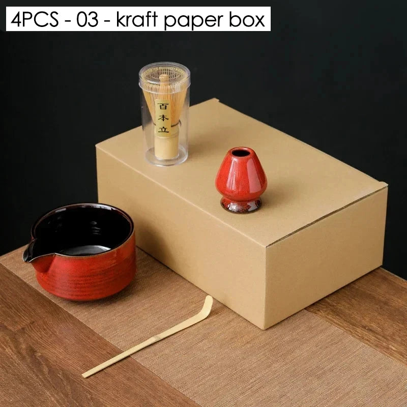 4/6/7PCS Kit matcha complet - Atelier Matcha