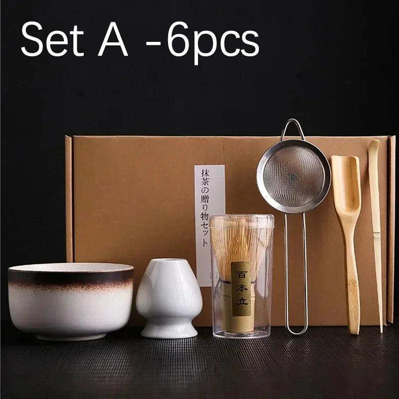 4/6/7PCS Kit matcha complet - Atelier Matcha