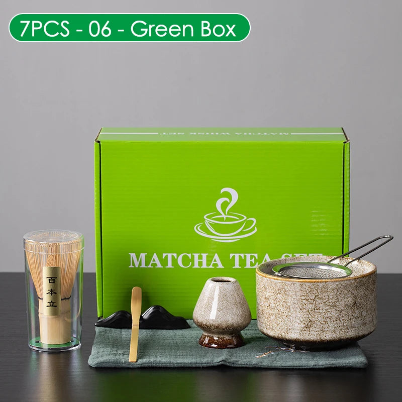 4/6/7PCS Kit matcha complet - Atelier Matcha