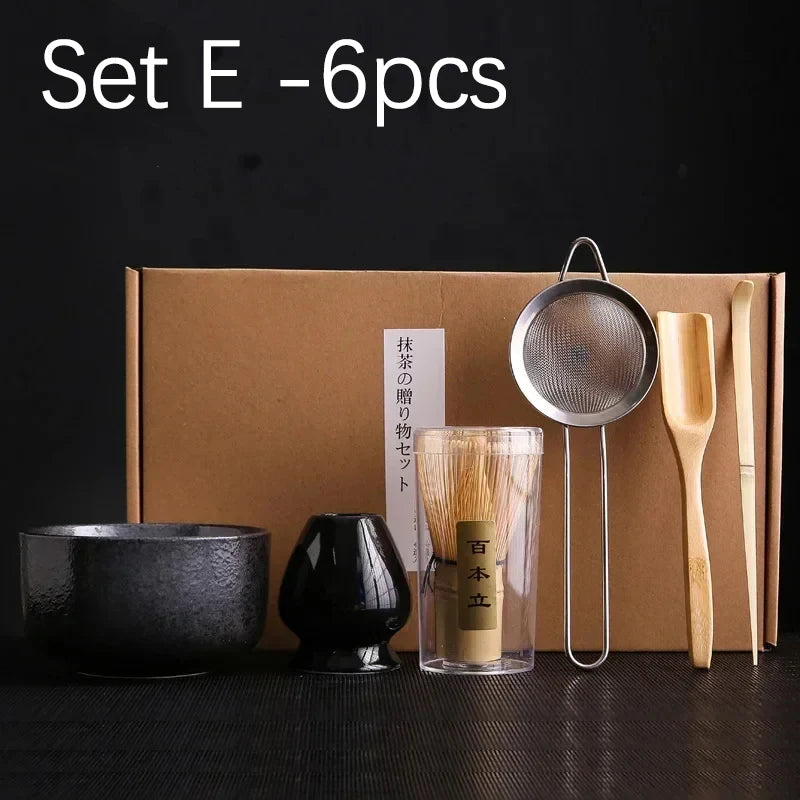 4/6/7PCS Kit matcha complet - Atelier Matcha