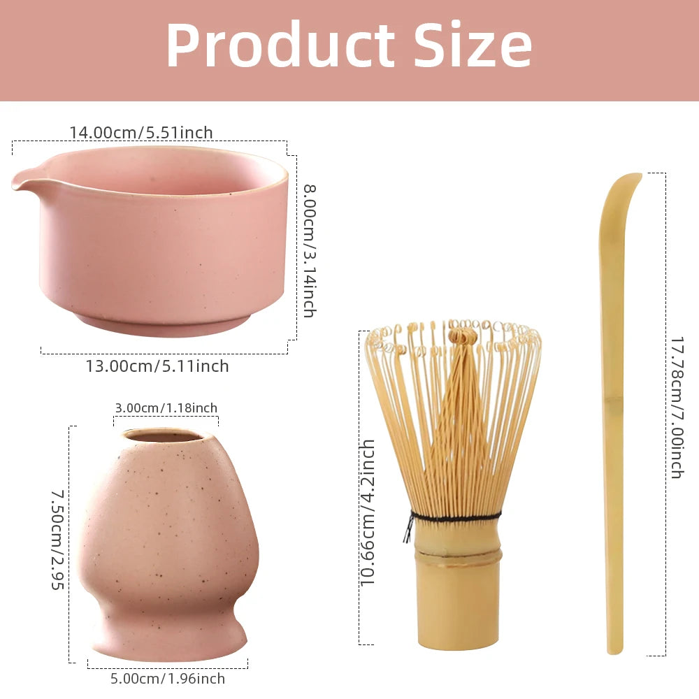 Set 4 pièces en céramique - Atelier Matcha