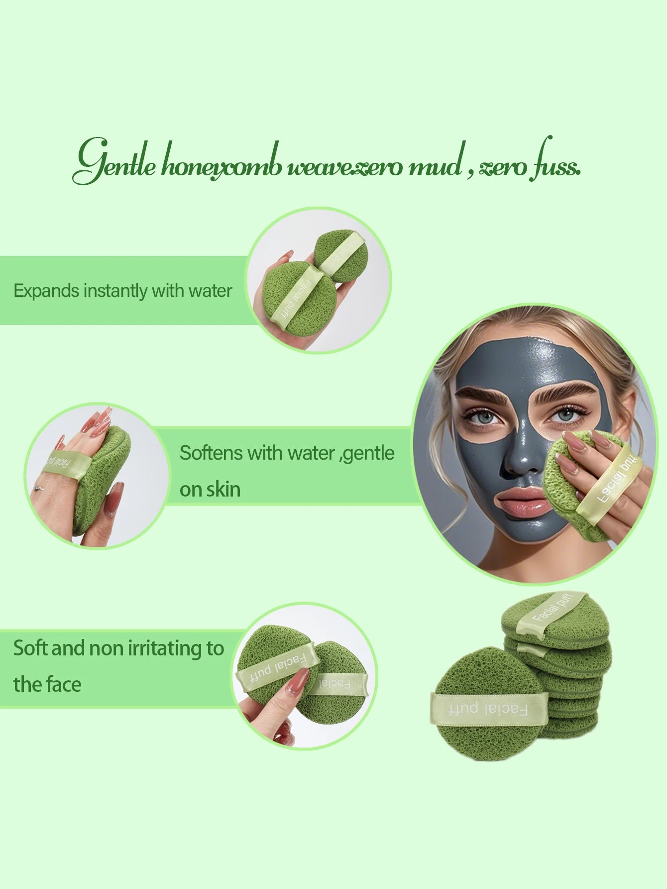 Gant matcha, soins de peau - Atelier Matcha