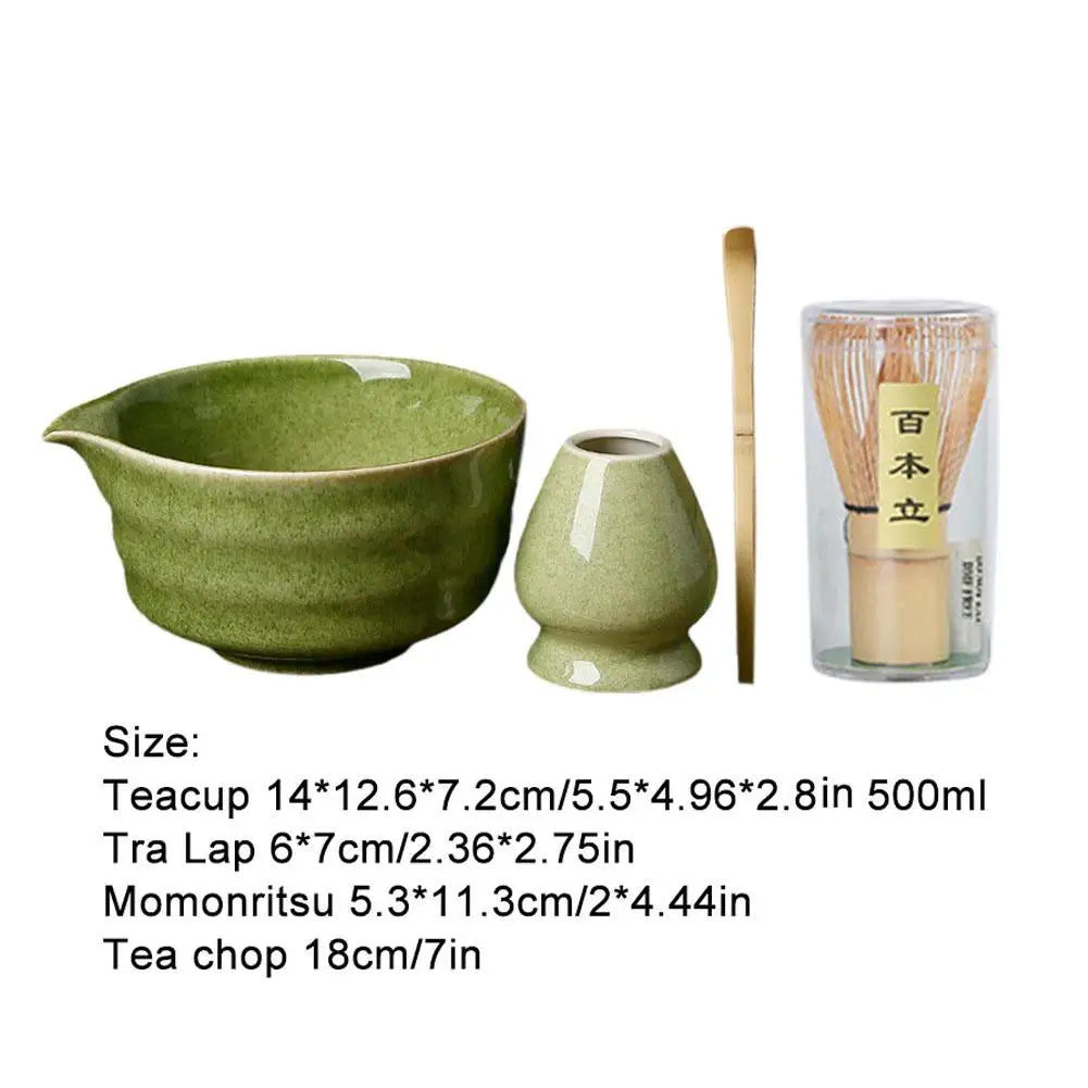 Service 4 pièces matcha céramique - Atelier Matcha
