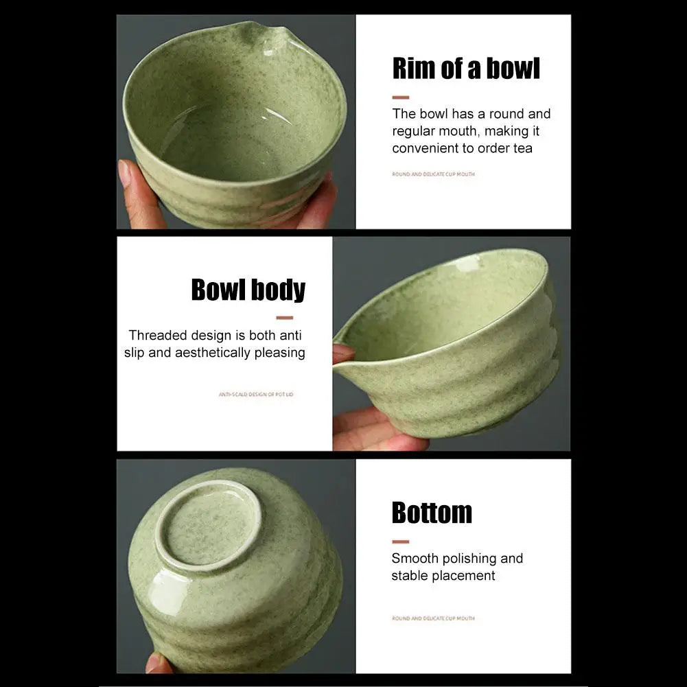 Service 4 pièces matcha céramique - Atelier Matcha