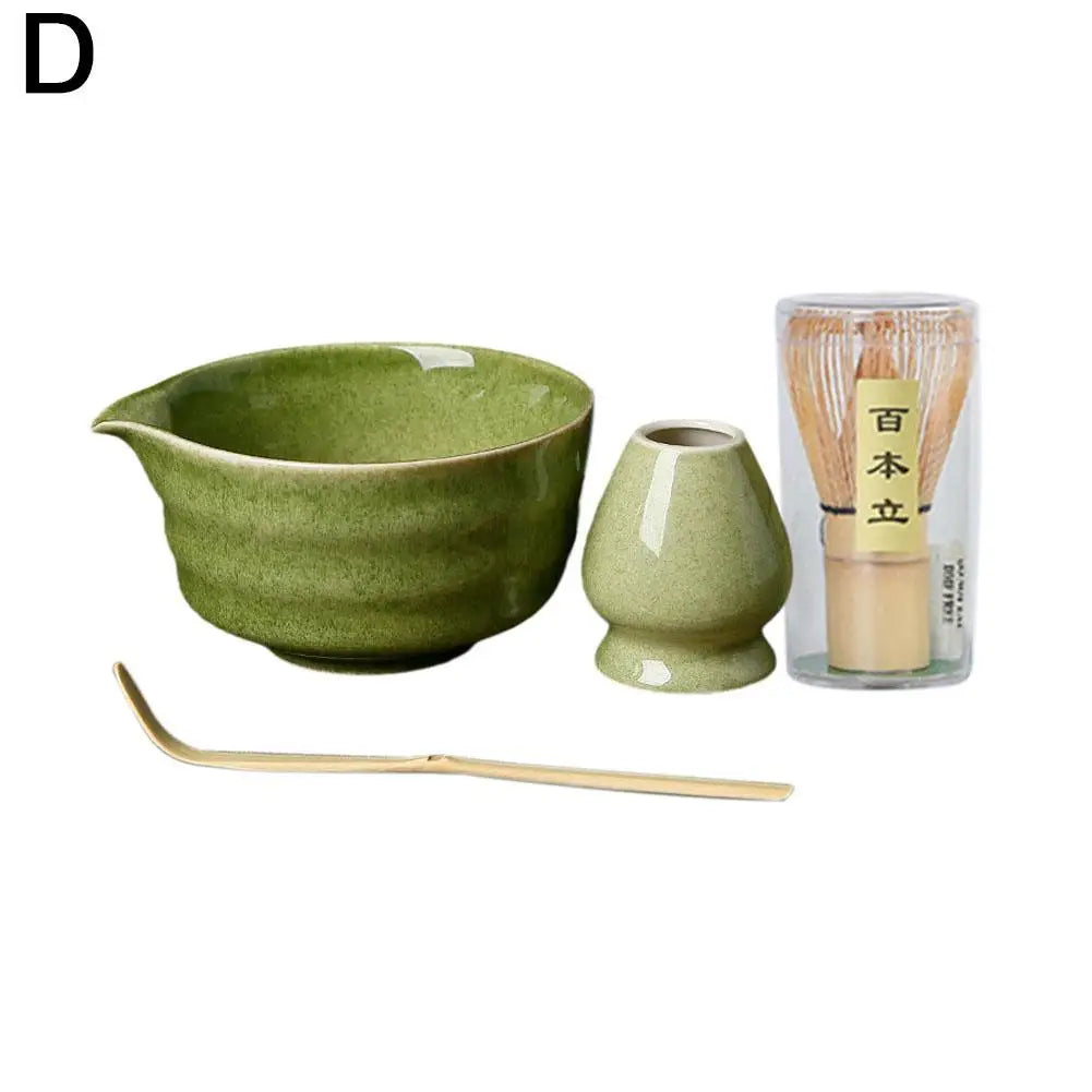 Service 4 pièces matcha céramique - Atelier Matcha