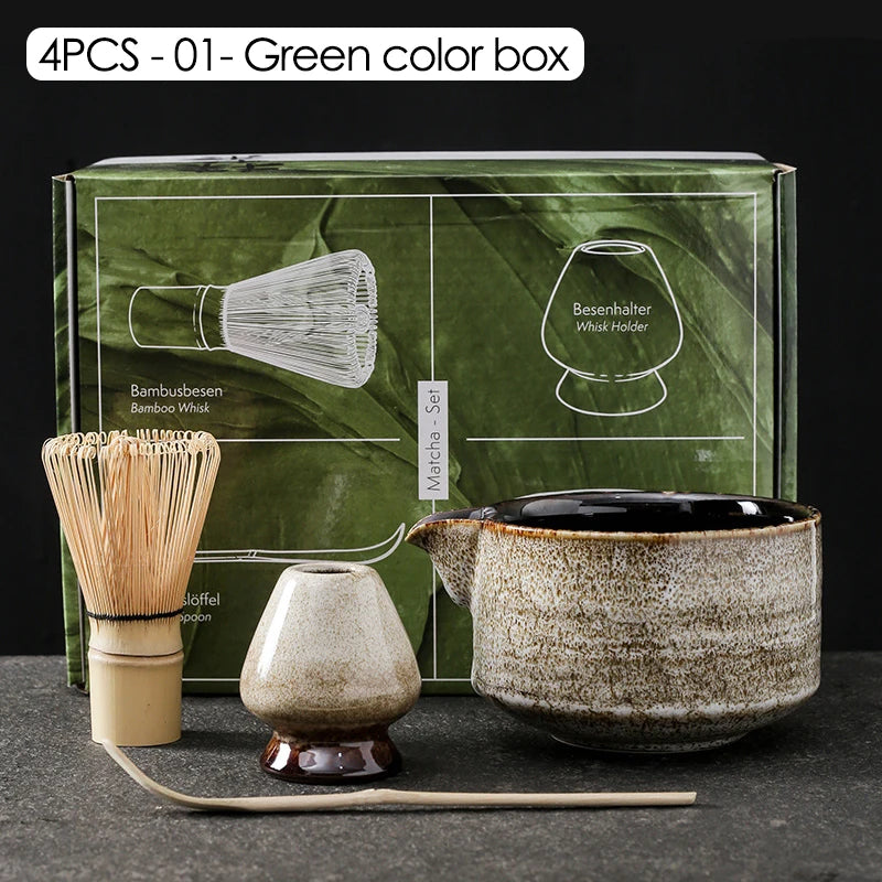 4/6/7PCS Kit matcha complet - Atelier Matcha