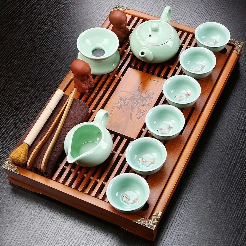 Service a thé complet 27 pièces céramique - Atelier Matcha