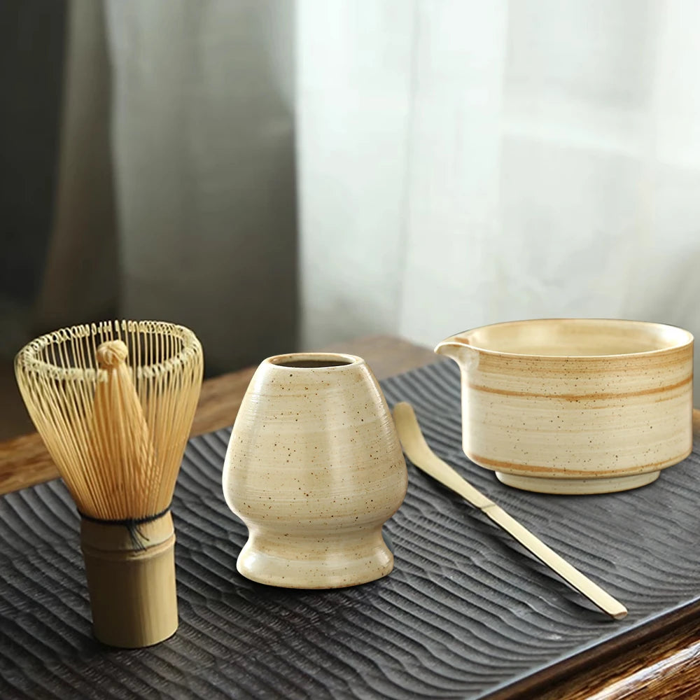 Set 4 pièces en céramique - Atelier Matcha