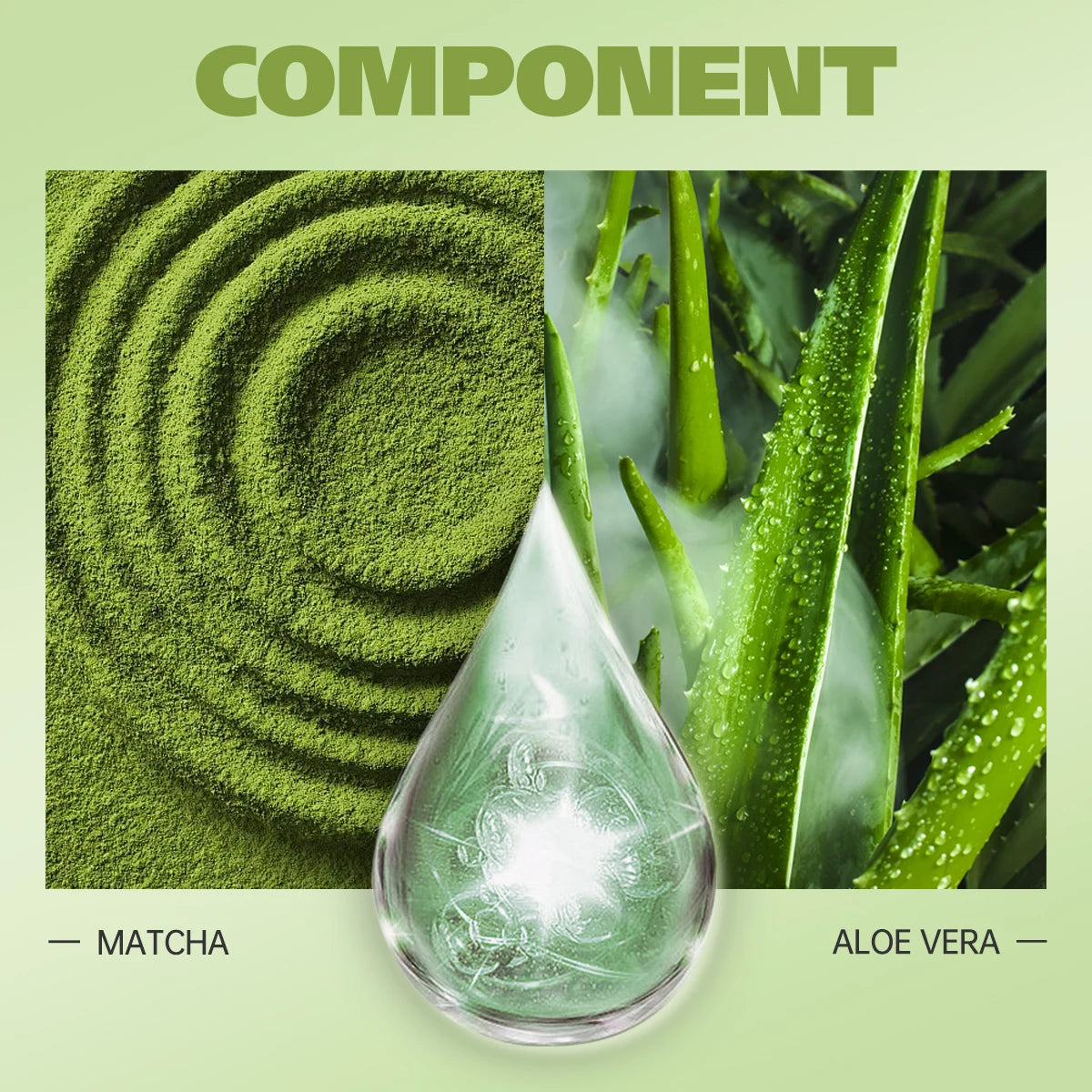 Masque peau Argile, Matcha, Aloe Vera - Atelier Matcha