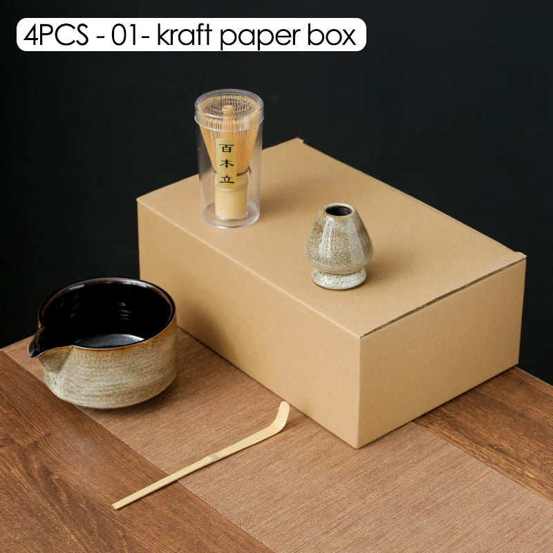 4/6/7PCS Kit matcha complet - Atelier Matcha