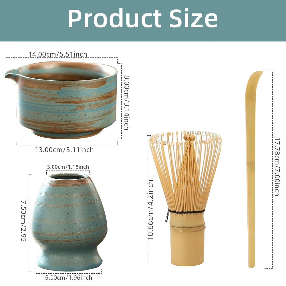 Set 4 pièces en céramique - Atelier Matcha