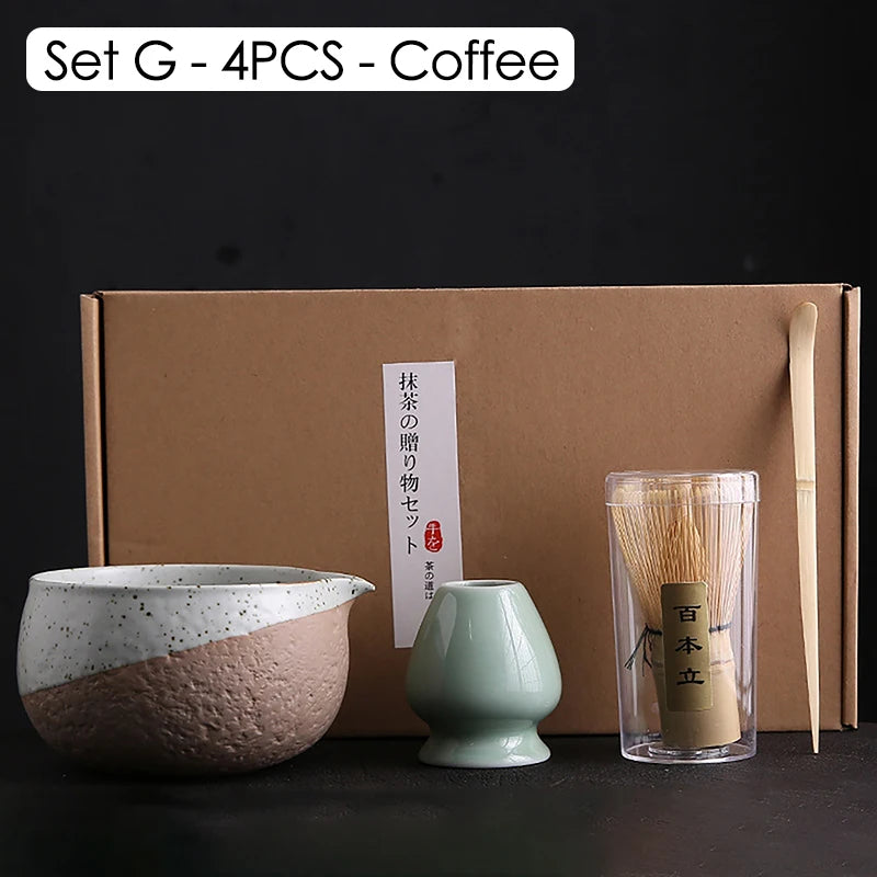 4/6/7PCS Kit matcha complet - Atelier Matcha