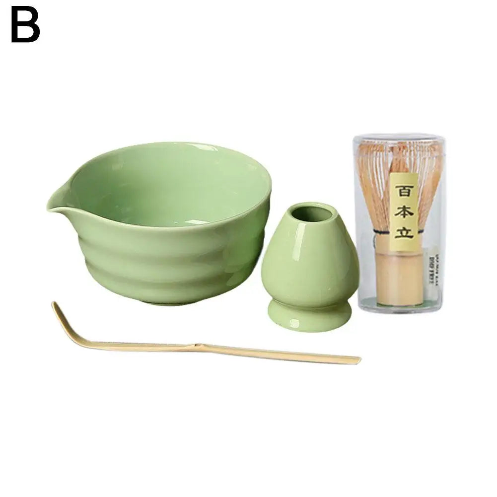 Service 4 pièces matcha céramique - Atelier Matcha