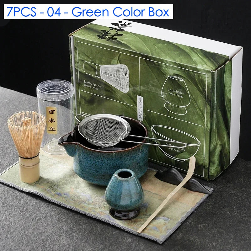 4/6/7PCS Kit matcha complet - Atelier Matcha