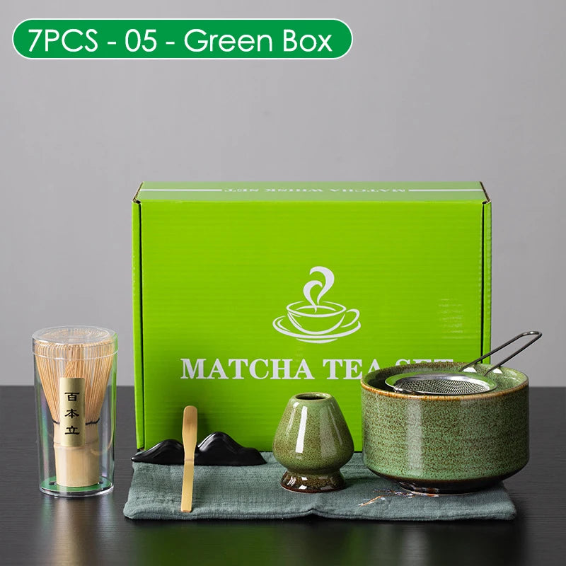 4/6/7PCS Kit matcha complet - Atelier Matcha
